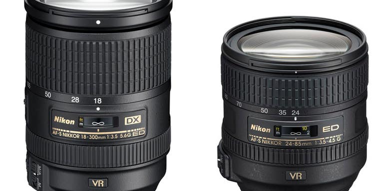 New Gear: Nikon DX 18-300mm f/3.5-5.6G ED VR and Nikon 24-85mm f/3.5-4.5G ED VR Zoom Lenses