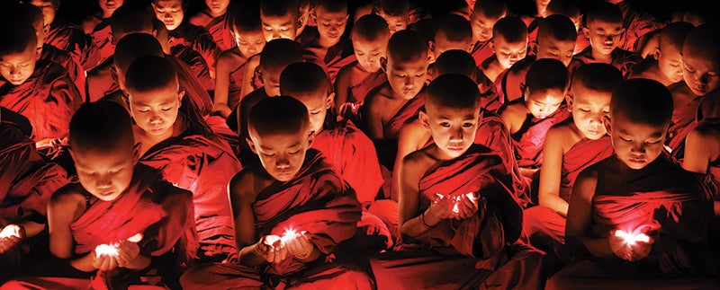 Monks in Myanmar