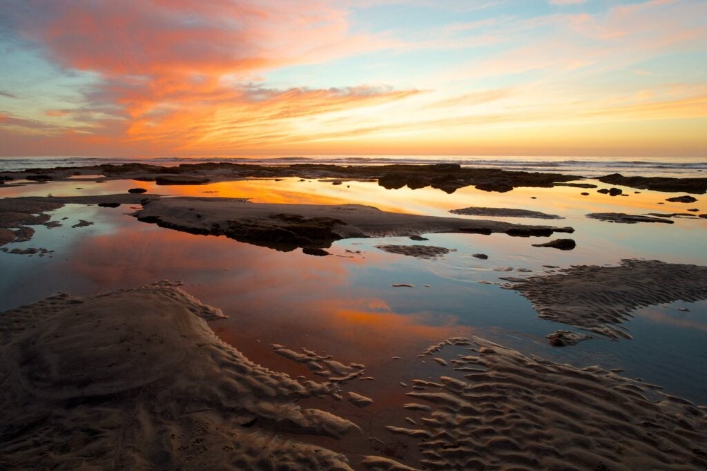 Tide Pool Sunset