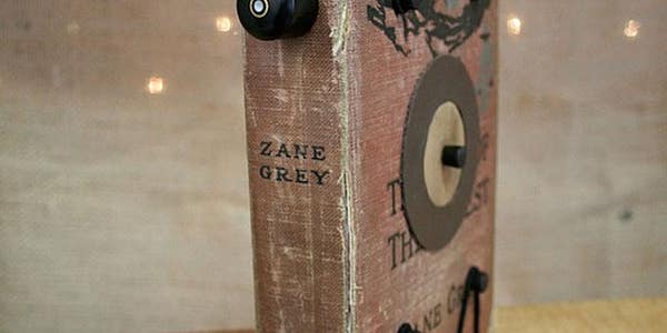 One of a Kind Pinhole Camera Made From an Old Book