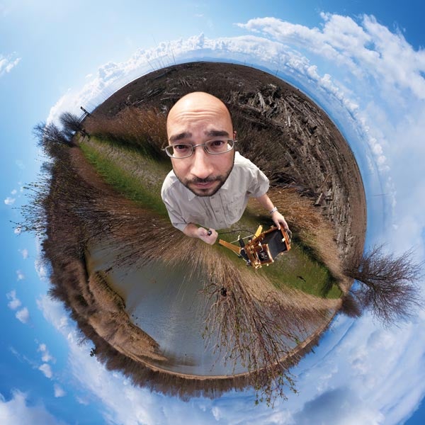 self portrait panorama