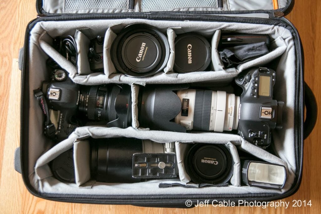 Jeff Cable's Packed Gear for Sochi