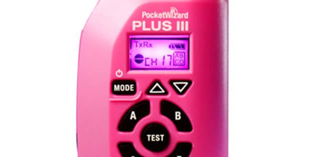 Limited Edition Pink PocketWizard Plus III Transceivers Help Raise Money For Breast Cancer