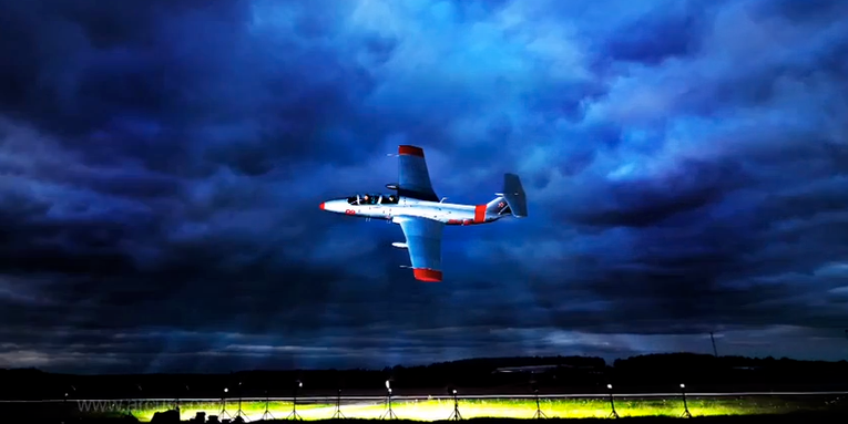 Photographer Yuri Acurs Lights a Plane In-Flight Using a Massive Strobe Setup