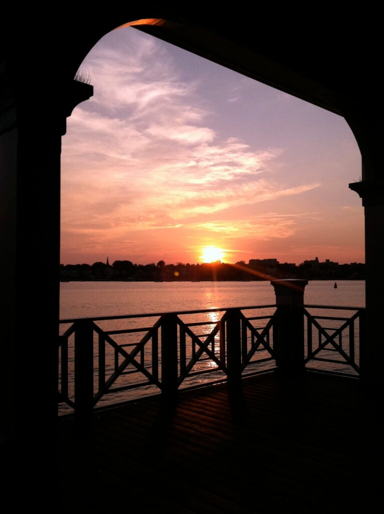 Sunset On The Porch