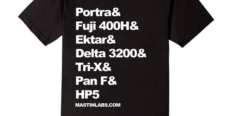 This Mastin Labs Film Design Might Be The Only Good Photo-Related Novelty T-Shirt