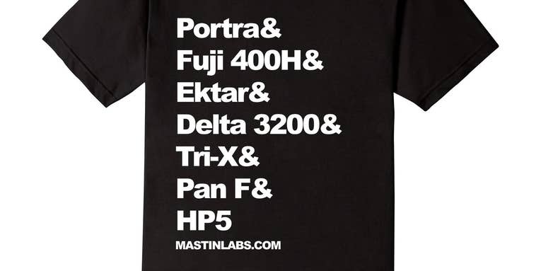 This Mastin Labs Film Design Might Be The Only Good Photo-Related Novelty T-Shirt This Mastin Labs Film Design Might Be The Only Good Photo-Related Novelty T-Shirt