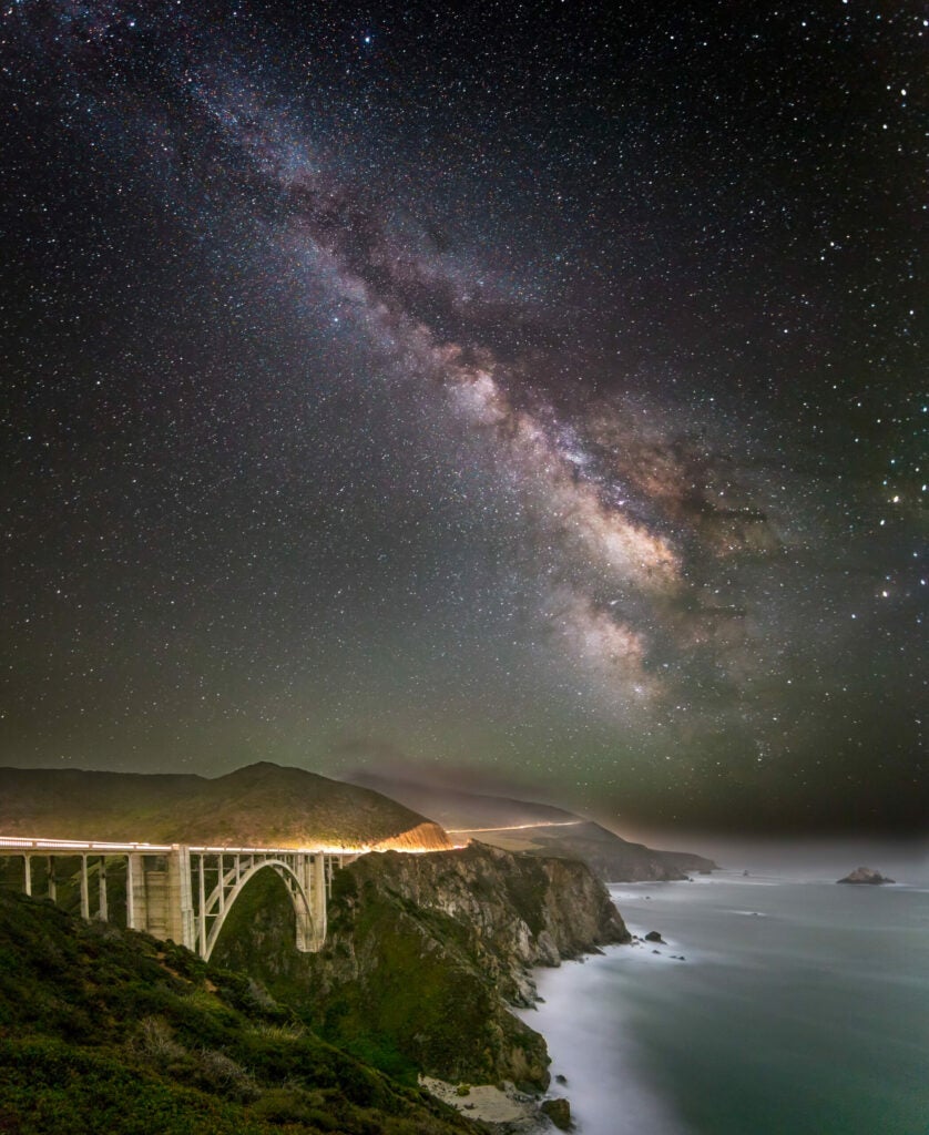 Bixby Bridge by Starlight - Big Sur, CA