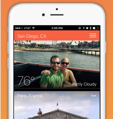 The WeatherHop App Shows You the Forecast With a Side of Photo Memories