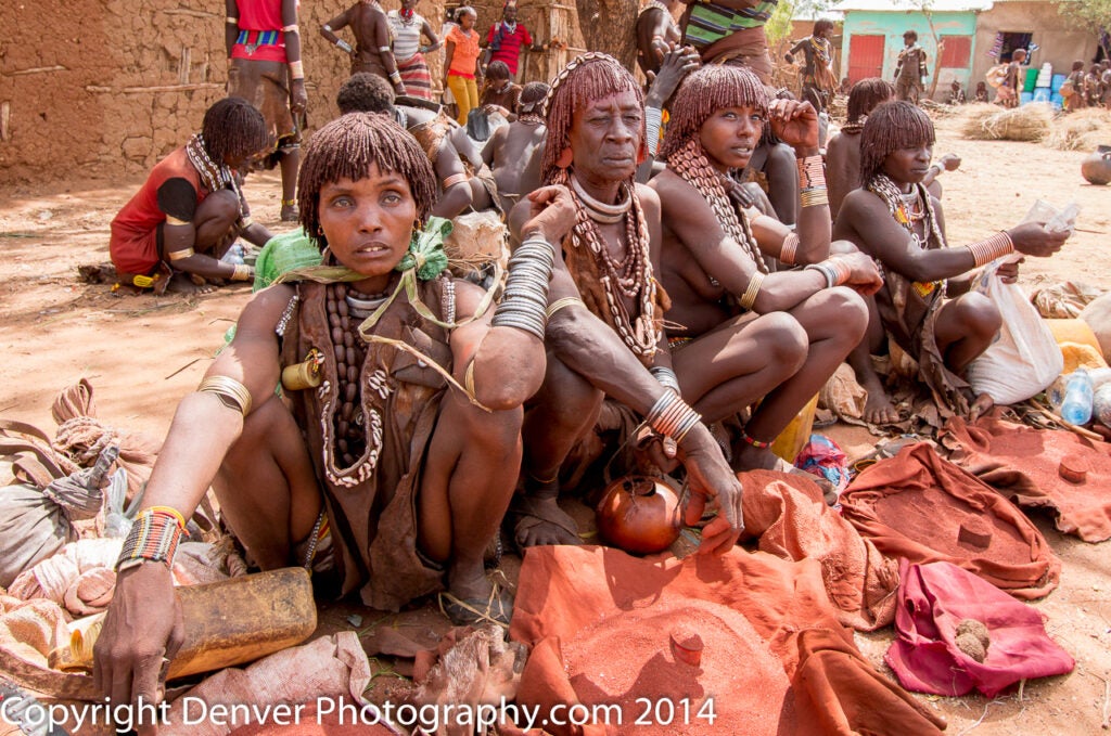 Hamer Tribe Women in the Market