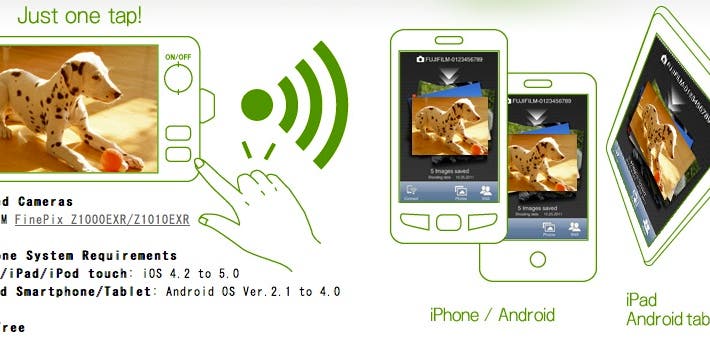 Fujifilm Photo Receiver Lets Your Camera Talk To Your Smartphone Fujifilm Photo Receiver Lets Your Camera Talk To Your Smartphone