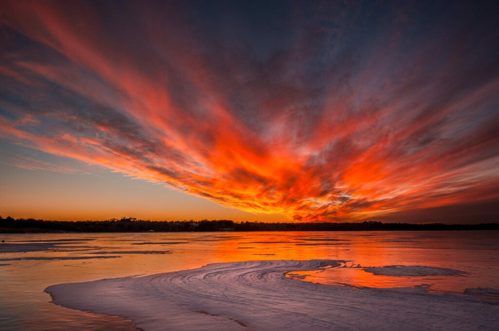 Ice Snow and Sky