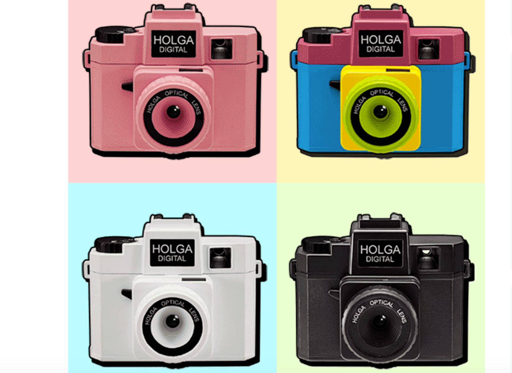 holga camera sd card