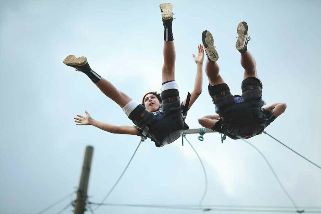 Summer camp at UCYC in Prescott, Arizona. These boys were riding The 'Screamer'.