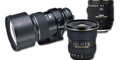 The Right Lens for the Job The Right Lens for the Job
