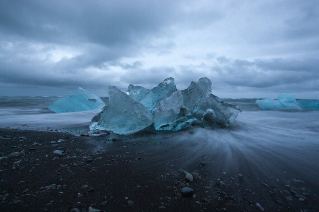 Beached iceberg.