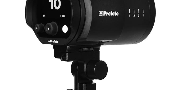 The Profoto 250W B10 is a compact studio flash you control via app