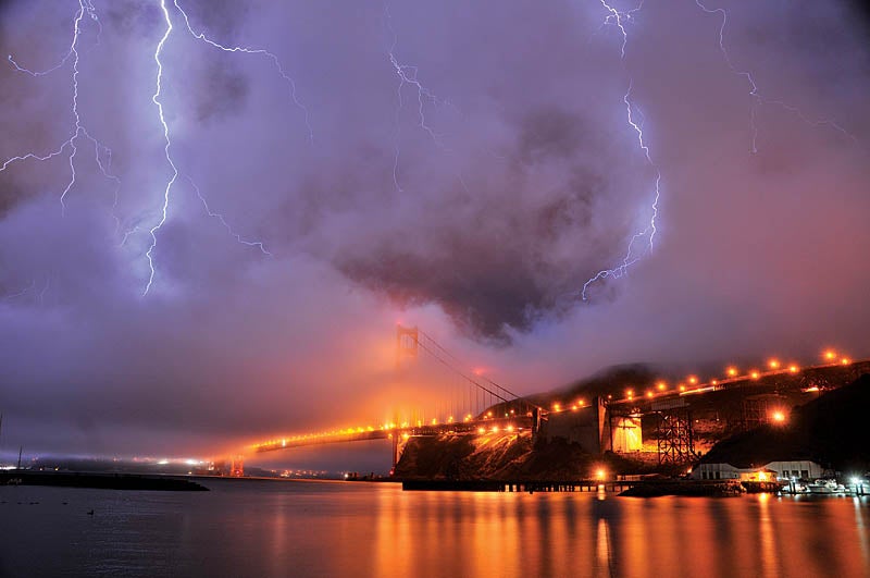 storm over the Horseshoe Bay