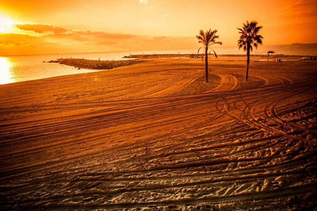 Coast of Barcelona, Spain