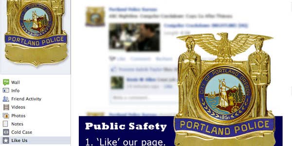 Portland Police Uploading Mugshots of Arrested People to Twitter and Facebook