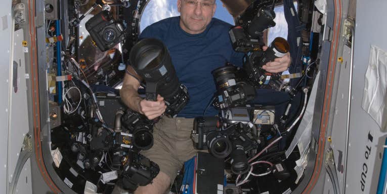 Photo: An Astronaut’s Camera Collection In Space