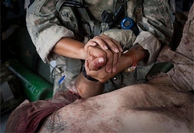 Wounded Marine