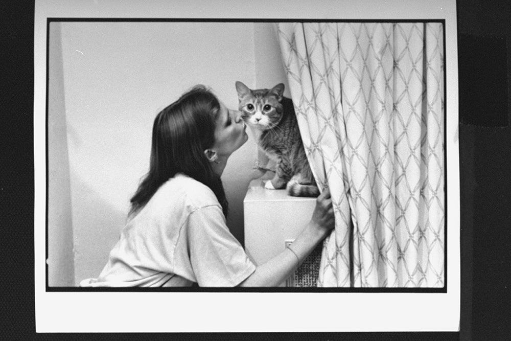 Ann Martin kissing cat