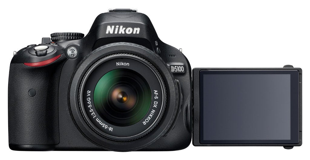 Nikon D5100 Front With Open Screen