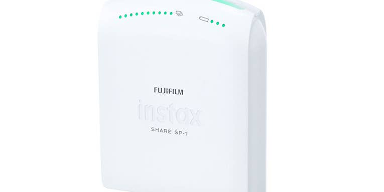 CES 2014: Fujifilm Instax Share SP-1 Makes Instant Analog Prints From Smartphone Photos CES 2014: Fujifilm Instax Share SP-1 Makes Instant Analog Prints From Smartphone Photos
