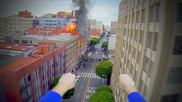 Watch Superman Save Metropolis Through a POV Action Camera