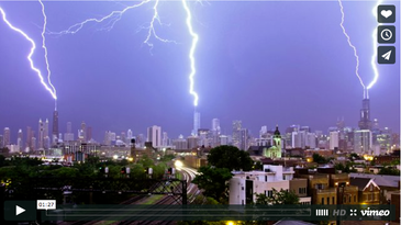 Chicago Lightning Time-lapse