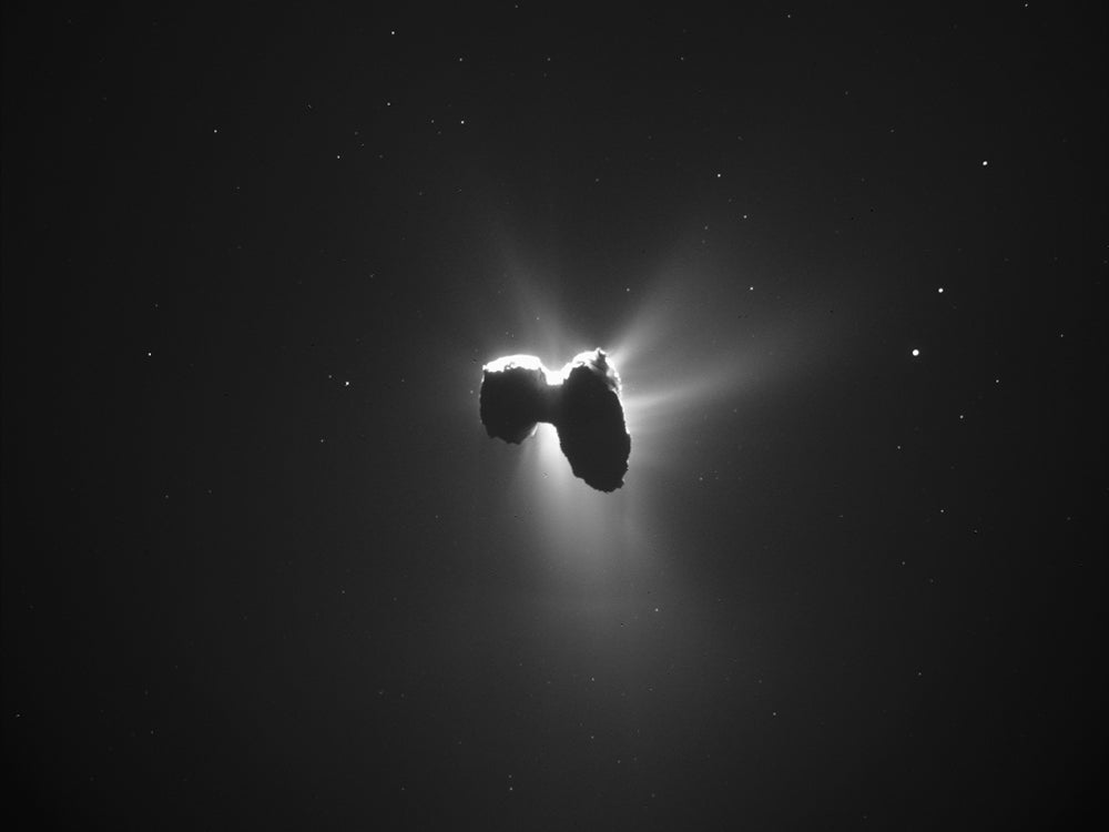 comet rosetta image gallery