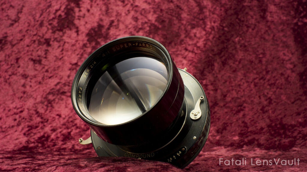 Super Farron 76mm F/0.87 Lens Auction eBay Watch