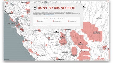 don't fly drones here