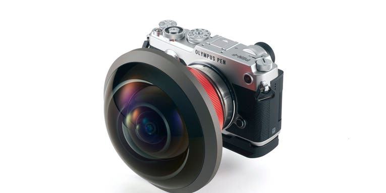 The Entaniya Fisheye Lens For Micro Four Thirds Can See Behind Itself, Shoot One-Shot VR The Entaniya Fisheye Lens For Micro Four Thirds Can See Behind Itself, Shoot One-Shot VR