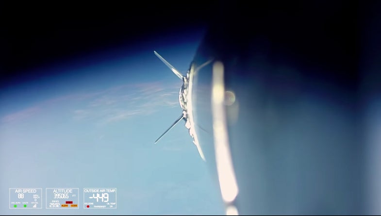 GoPro Footage Rocket to Space