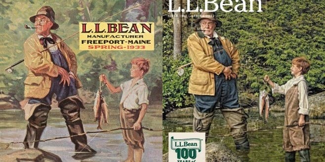L. L. Bean Meticulously Recreates Old Catalog Illustrations