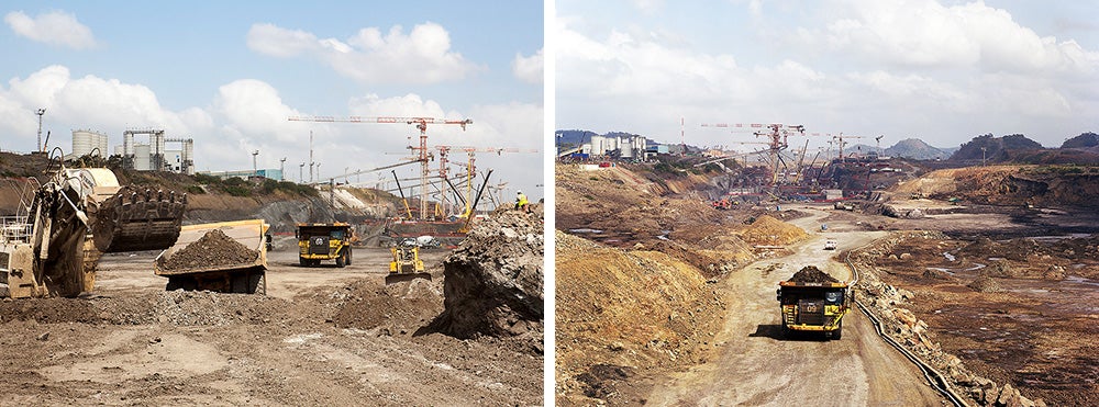 Panama Canal expansion site