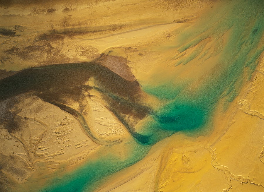 Meltwater Flowing Over Golden Sand and Silt Bars, Baffn Island, 1994.jpg