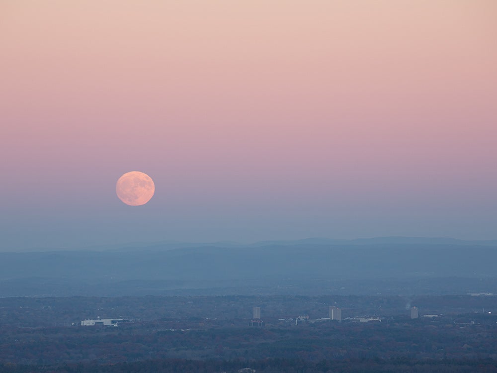 Super moon in Albany, NY