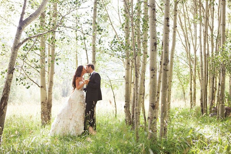 By backlighting and overexposing his shot by 2 full stops, Ira Lippke created a pristine glow for this aspen-grove portrait.