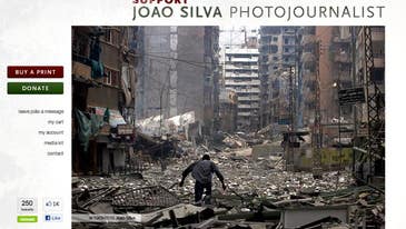 Website Raises Money, Hope for Injured Photojournalist Joao Silva