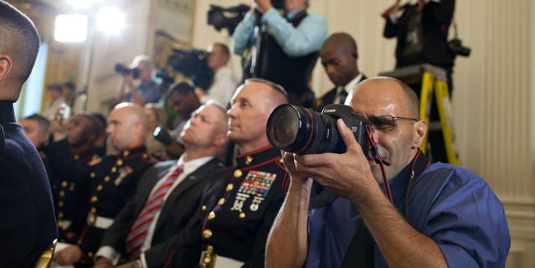 Joao Silva Returns To Work To Photograph Medal Of Honor Recipient Joao Silva Returns To Work To Photograph Medal Of Honor Recipient