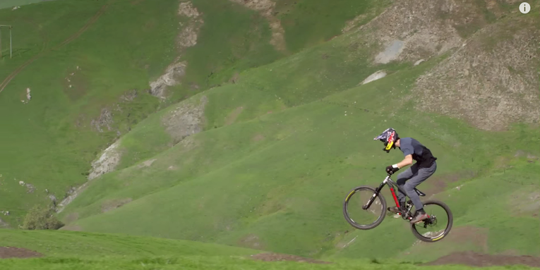 This Amazing Mountain Bike Scene Was Done In One Shot With a Fascinating Camera Rig