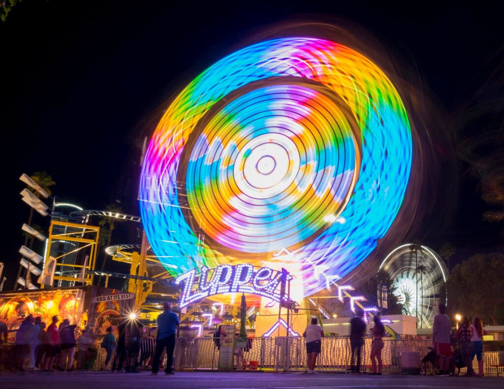 Today's Photo of the Day was captured by Dang Nguyen at the Los Angeles County Fair using a Fujifilm X-T1
with a XF 10-24mm f/4 R OIS lens with a long exposure at f/16 and ISO 200. See more work<a href="https://www.flickr.com/photos/dangpix/"> here. </a>