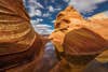 This famous rock formation near the Arizona-Utah border was flooded, so the "classical" shot wasn't an option. I had to roam around to find this composition.