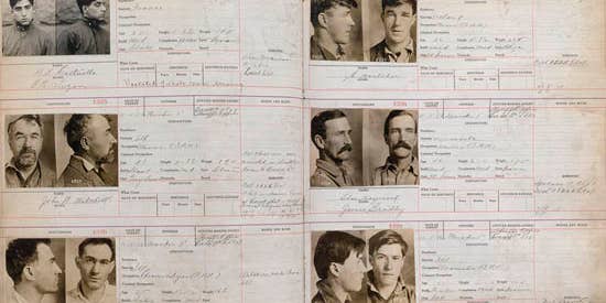 Incredible Album of Vintage Mugshots Auctioned Off