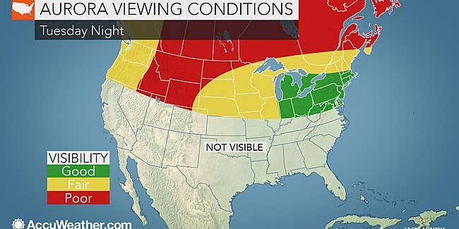 FYI: You May Have a Chance to Photograph the Aurora This Week In the USA