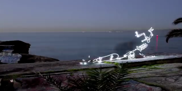 Insanely Patient Photographer Makes a Light-Painted, Stop Motion Video of a Skateboarding Skeleton Insanely Patient Photographer Makes a Light-Painted, Stop Motion Video of a Skateboarding Skeleton