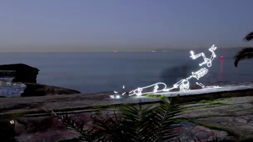 Light Painting Skateboard Stop Motion Video